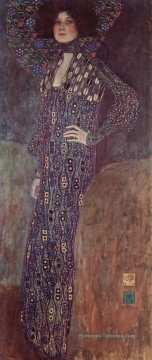 Portrait d’Emilie Floge 2 Gustav Klimt Peinture à l'huile